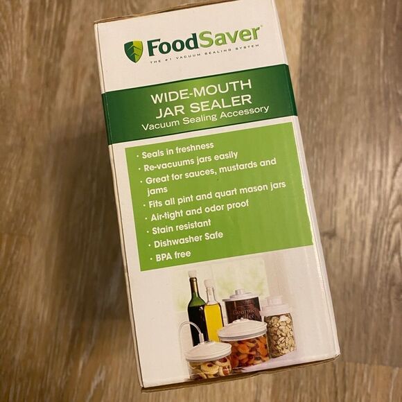 FoodSaver Wide-Mouth Jar Sealer T03-0023-01P NEW IN BOX - Picture 5 of 5